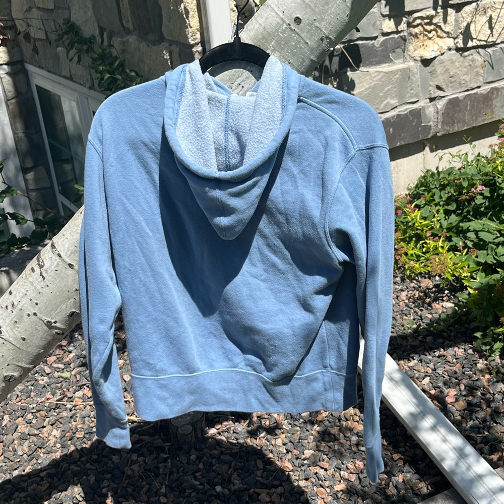 Blue zip up